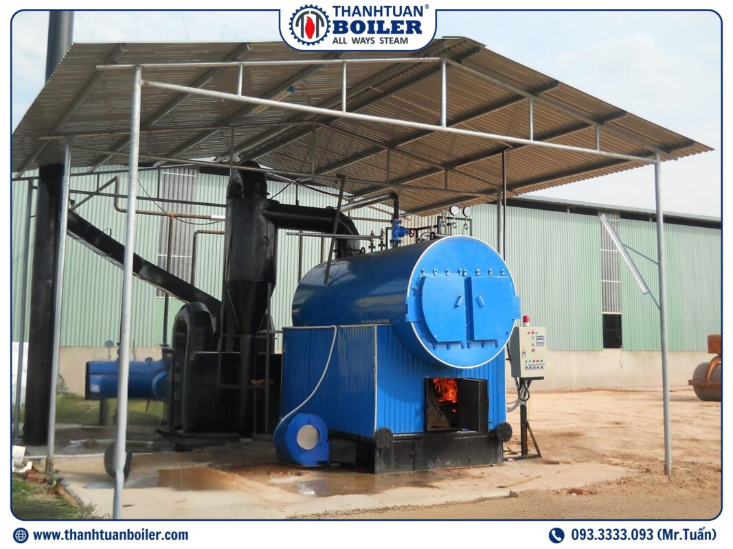 Nồi Hơi Tổ Hợp 800KG/H Đốt Củi - Ngành Bao Bì