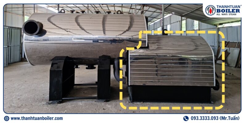 Nồi hơi Buồng đốt phụ - Buồng đốt tách rời khỏi thân lò