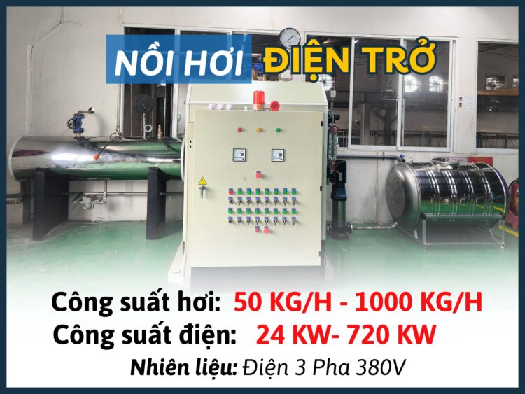 NỒi HƠi ĐiỆn (50 Kg/h 500 Kg/h)