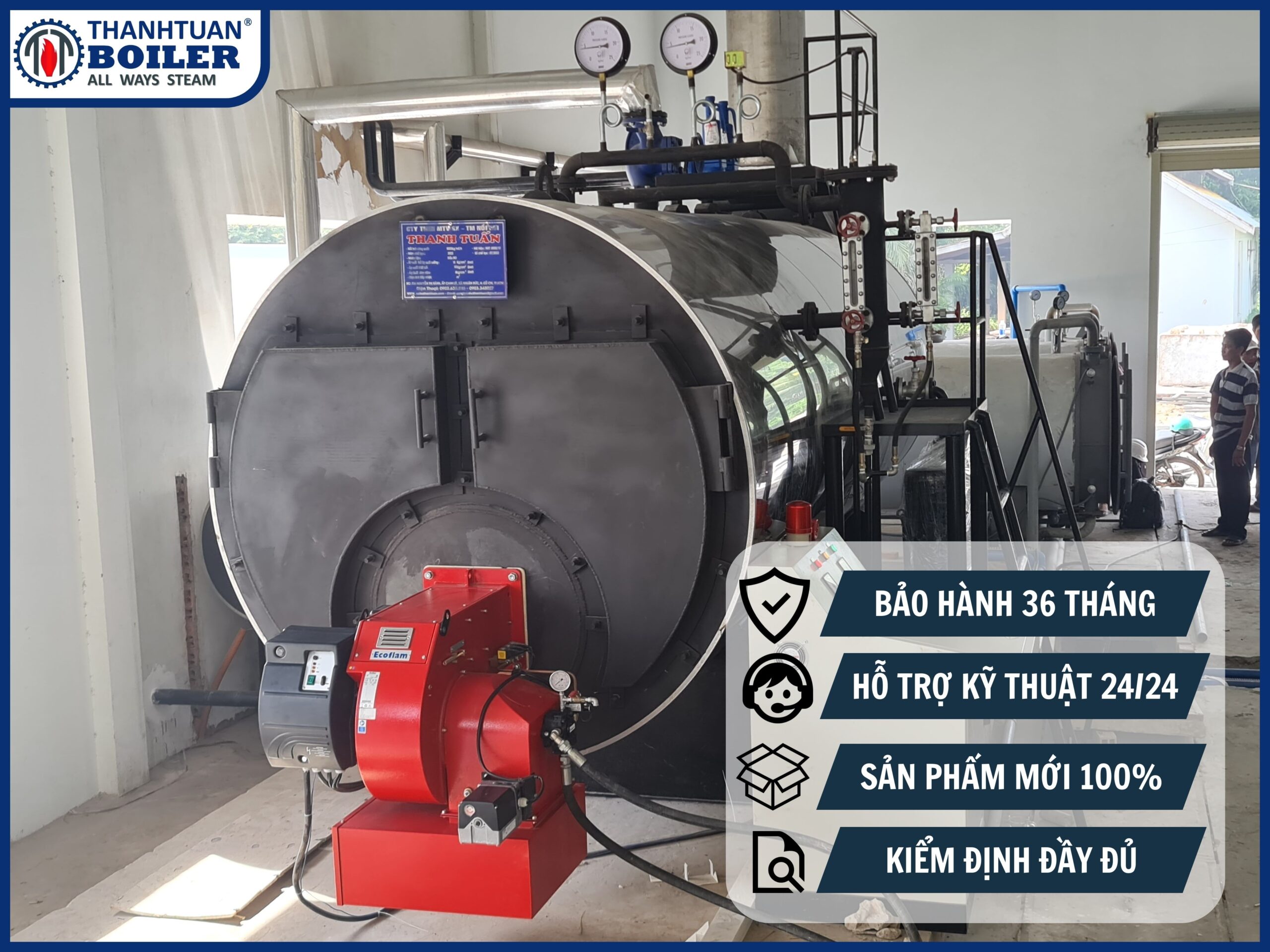 NỒi HƠi ĐẶt NẰm ĐỐt DẦu D.o (1t/h 10t/h) NỒi HƠi ĐẶt NẰm ĐỐt DẦu D.o (1t/h 10t/h)