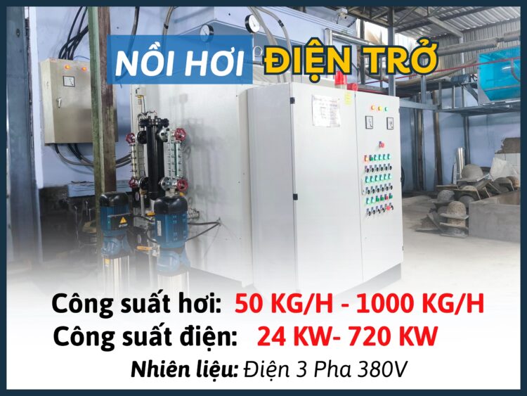 NỒi HƠi ĐiỆn (50 Kg/h 1000 Kg/h)
