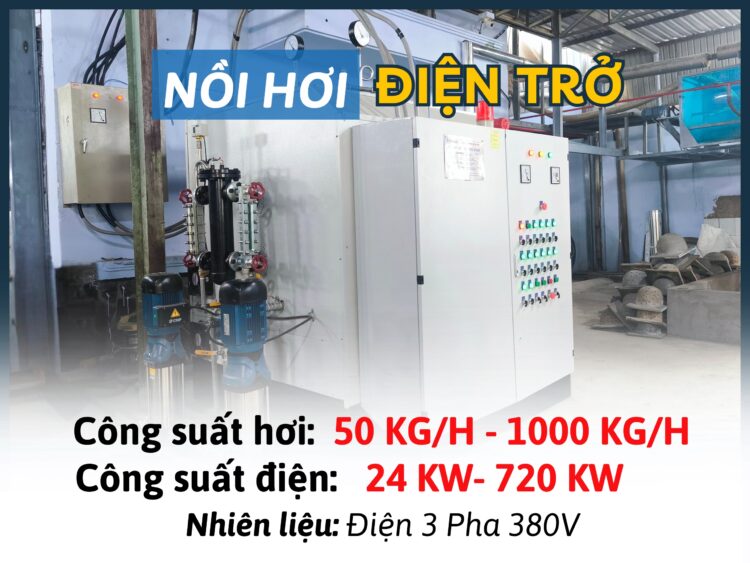NỒi HƠi ĐiỆn (50 Kg/h 1000 Kg/h)