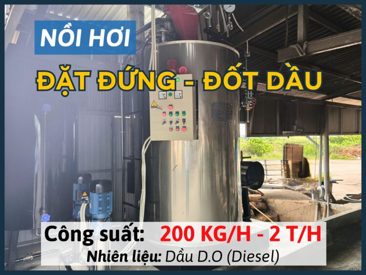 Thumbnail Nồi Hơi Đặt Đứng Đốt Dầu
